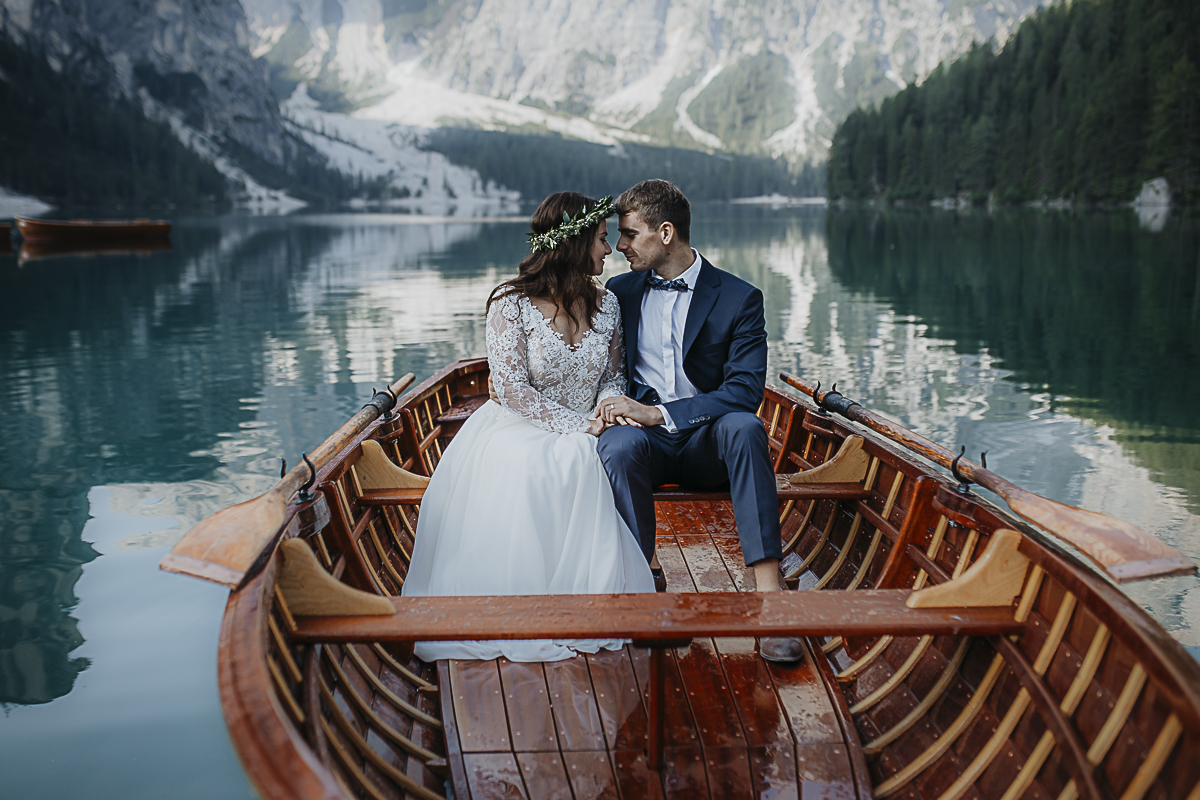 sesja ślubna w Dolomitach